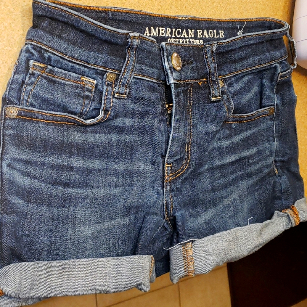 American eagle midi shorts "0"